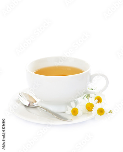 Cup of a chamomile tea