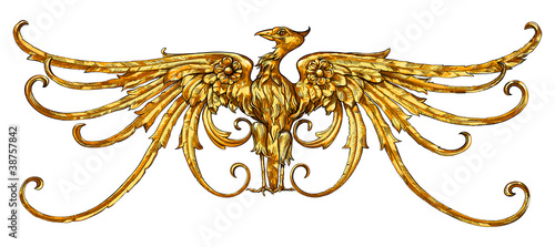 Golden Eagle - emblem - a heraldic sign