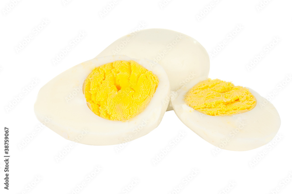 Boiled eggs isolated Boiled eggs isolated