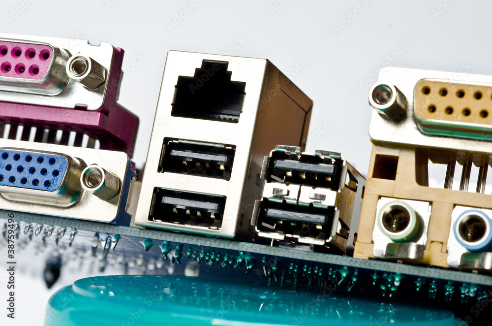 Fototapeta premium Szczegóły płyty głównej