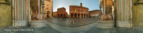 Cremona, piazza del Comune a 360°