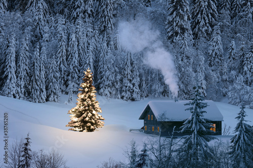 Weihnachten in den Bergen