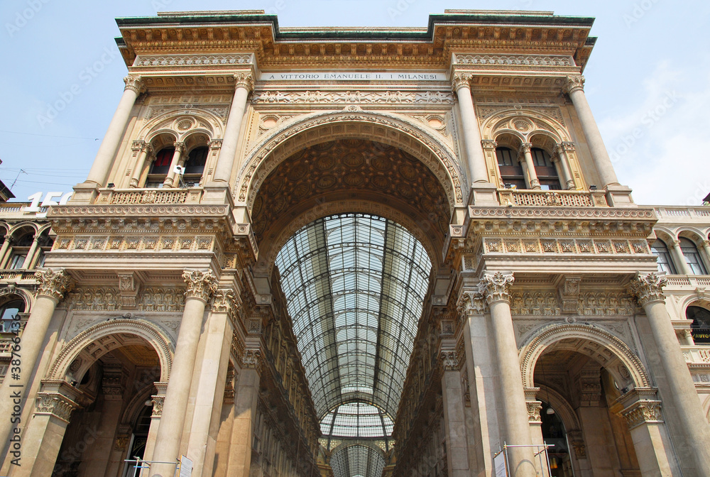Milan The Vittorio Emanuele gallery