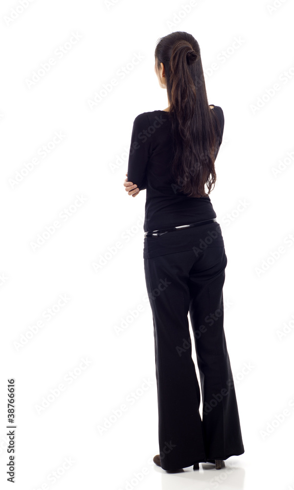 Asian Businesswoman's Back Asian Businesswoman's Back