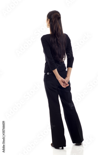 Back View Business Woman