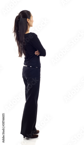 Back View Business Woman