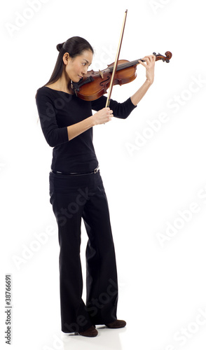 Woman Playing Violin