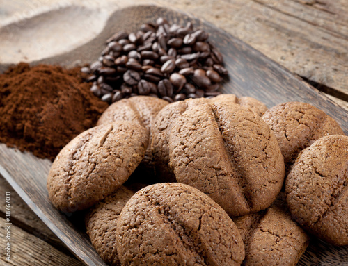 Slika na platnu Cookies coffee flavored