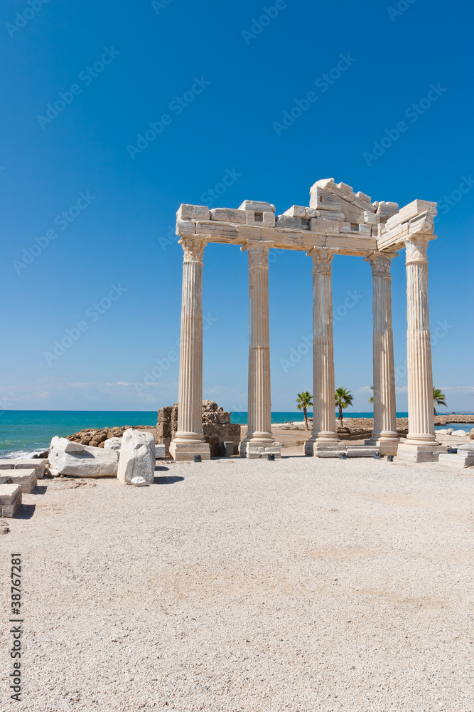 Apollon-Tempel in Side, türkische Riviera