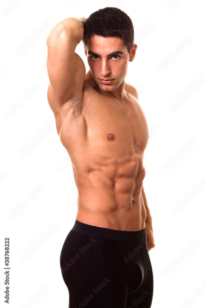 Fototapeta premium Athletic Man Shirtless