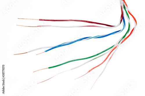 Network Cable twine isolated