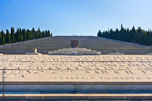 Italian World War I memorial and cemetery of Redipuglia, Italy photo
