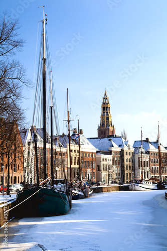 Groningen in snow