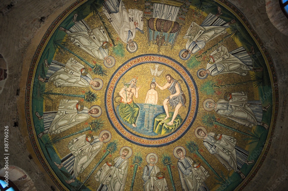 Ravenna, mosaici battistero