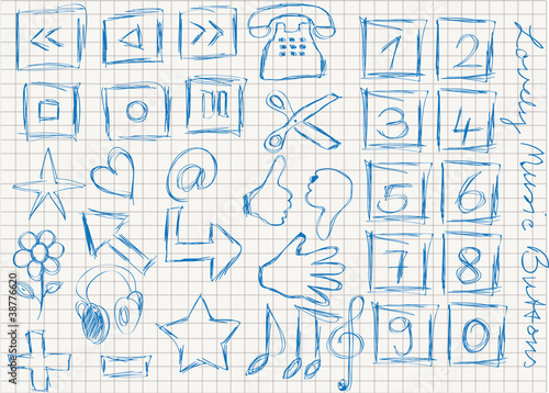 lovely Music Buttons