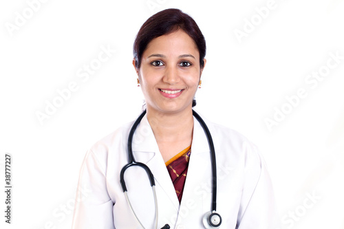 Portrait of young female doctor