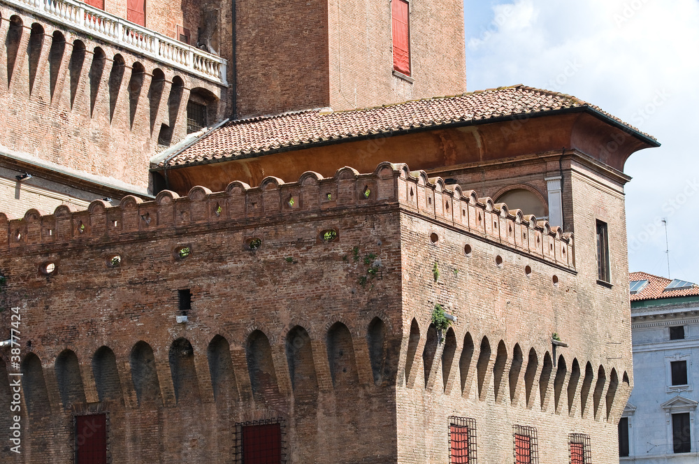 Estense Castle. Ferrara. Emilia-Romagna. Italy. Estense Castle. Ferrara. Emilia-Romagna. Italy.