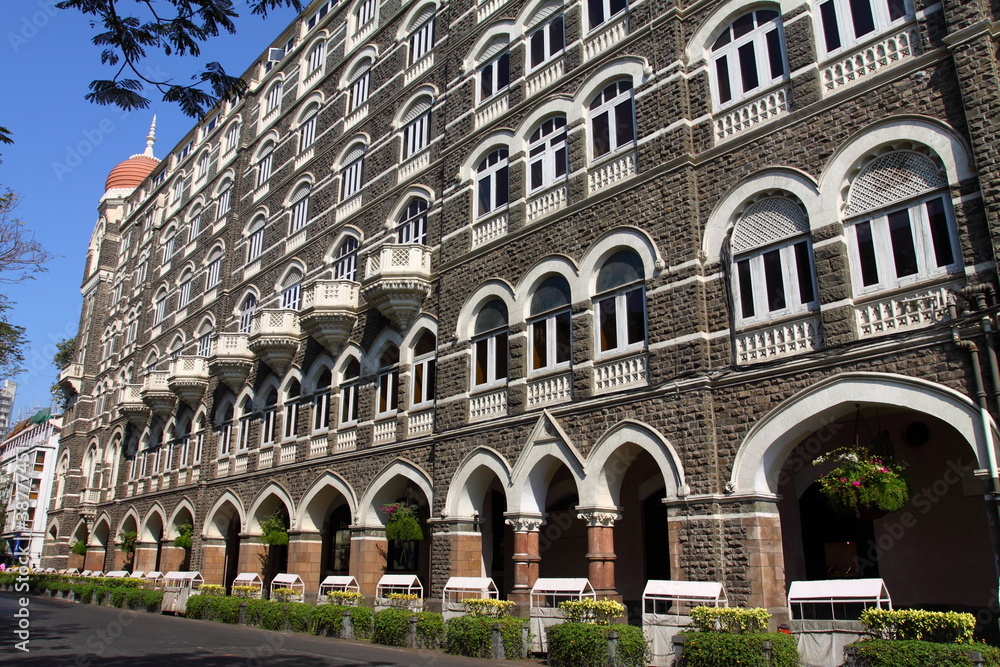 Obraz premium luxury historic hotel Taj Mahal Palace in Mumbai