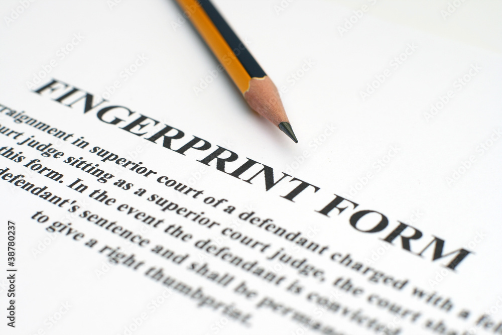 Fingerprint form