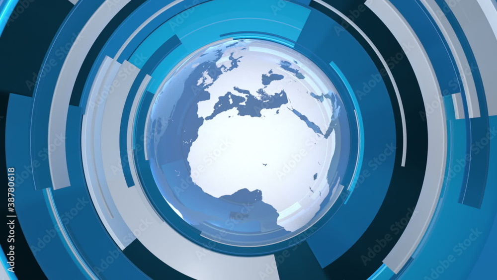 Global Technology 3D World Animation (HD Loop) Global Technology 3D World Animation (HD Loop)