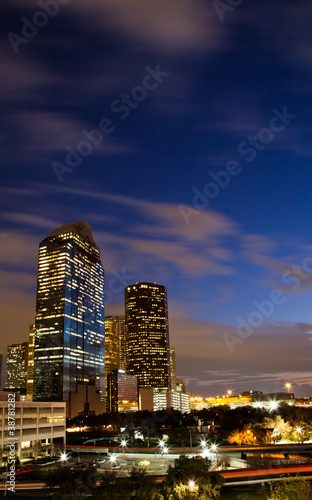 East buildings of downtown Houston