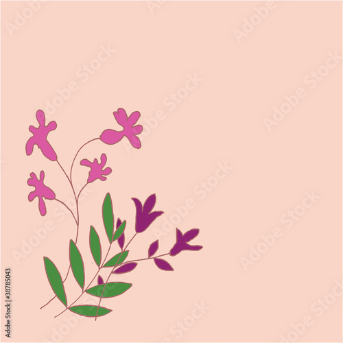 Floral background photo