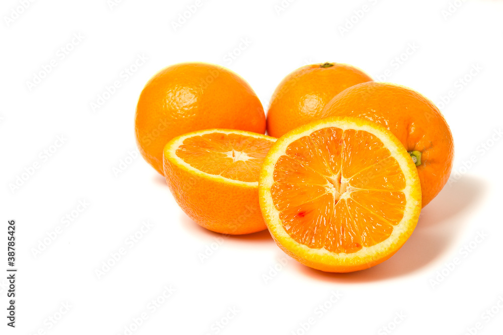 oranges isolated on white oranges isolated on white