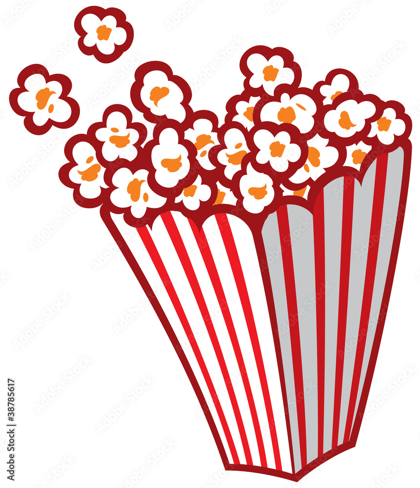vector illustration of popcorn vector illustration of popcorn
