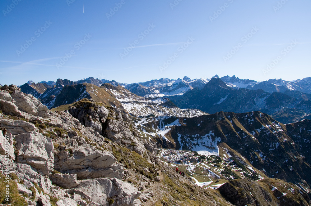 Blick vom Nebelhorn - Allgäuer Alpen - Deutschland