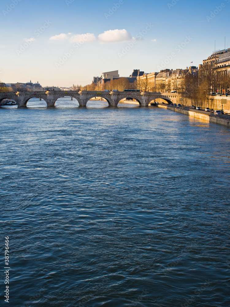 Fototapeta premium antique city building in paris