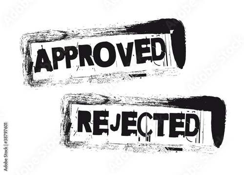 approved and rejected