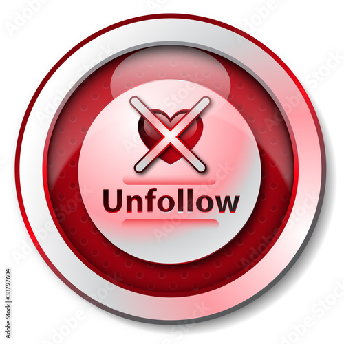 Unfollow icon photo