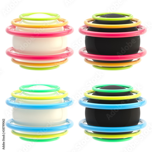 Abstract templates for butt...