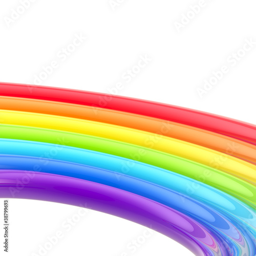 Abstract bright rainbow glo...
