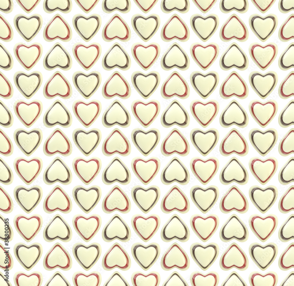 Seamless background texture made of love hearts Seamless background texture made of love hearts