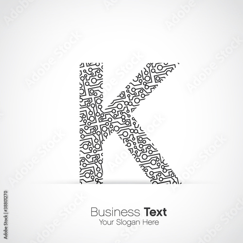 lettre k, circuit informatique