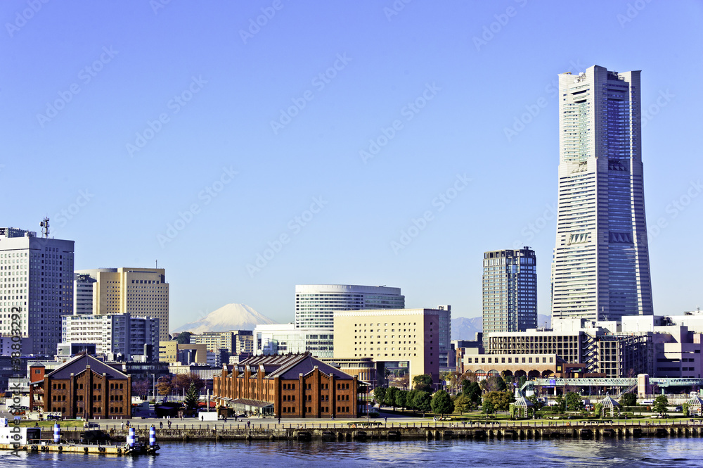 Fototapeta premium Cityscape in Yokohama, Japan