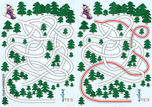 Winter maze