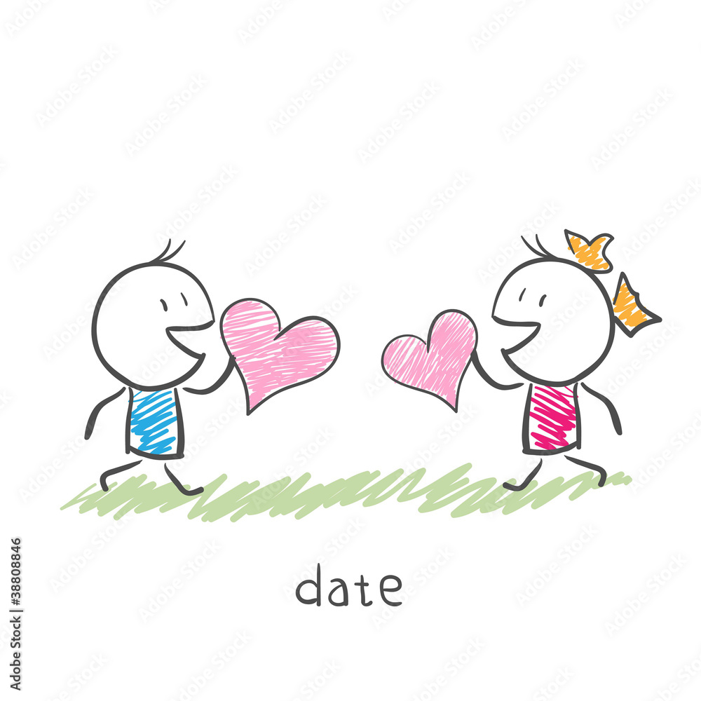 Meeting of two lovers Meeting of two lovers