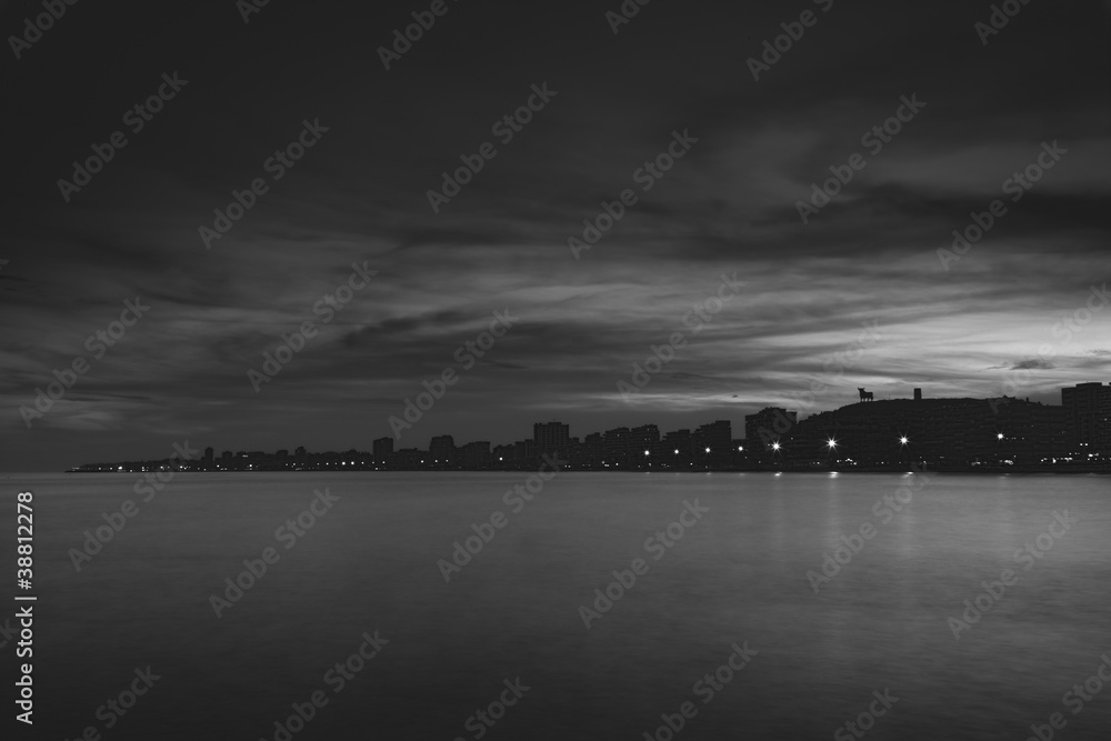 Fototapeta premium Coastal Views Of The Costa Del Sol Spain