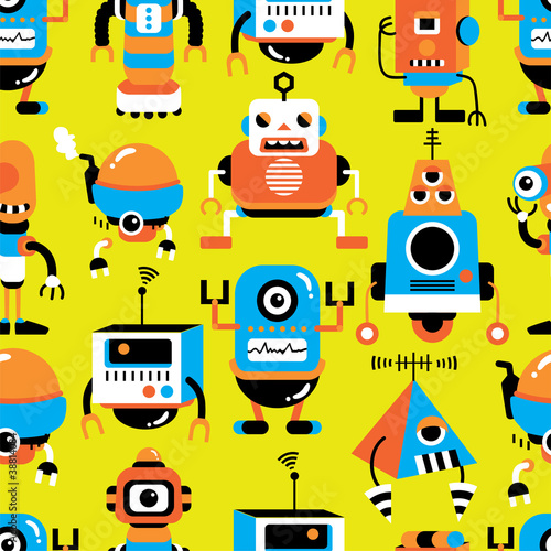 seamless robot pattern