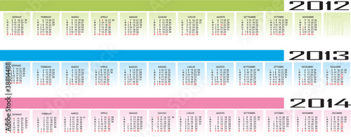 Calendario 2012 13 14
