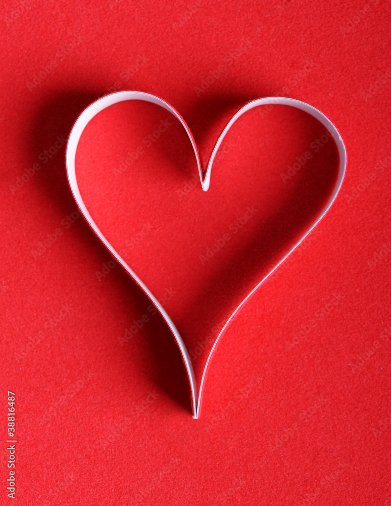 Valentine's paper heart