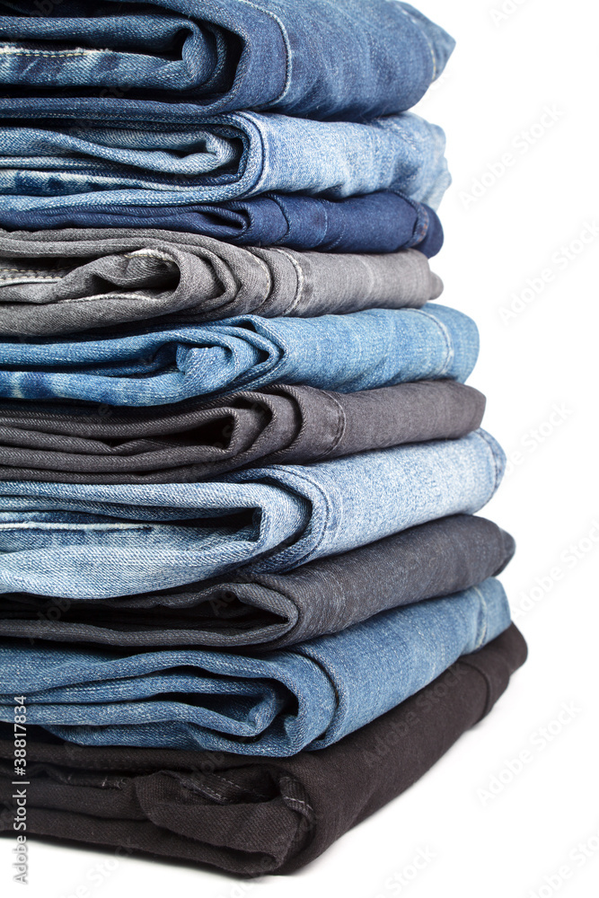 Jeans pile