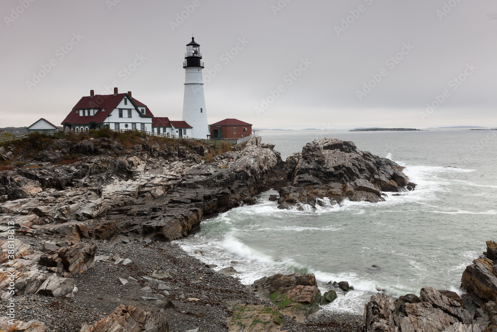 Portland Head Light, Cape Elizabeth, Maine, USA