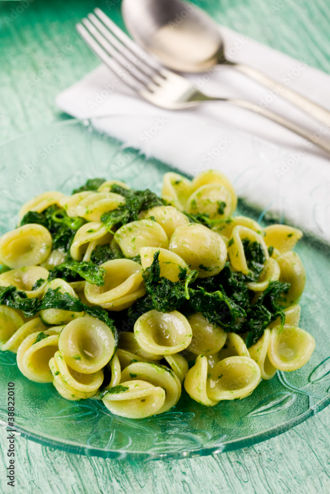 Orecchiette with Turnip tops Orecchiette with Turnip tops