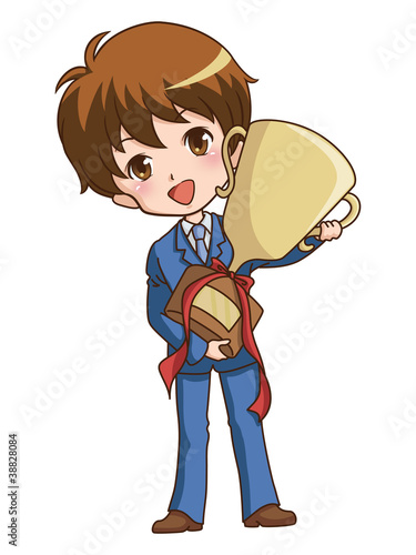 男の子/トロフィー