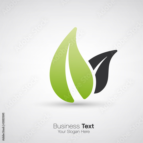 logo feuille verte