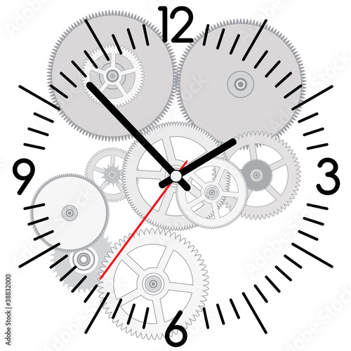 vector clock and gears