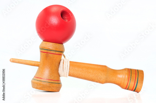 red ball of kendama